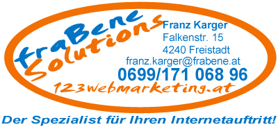 Logo von fraBene solutions e.U. - Webmaster dieser Website